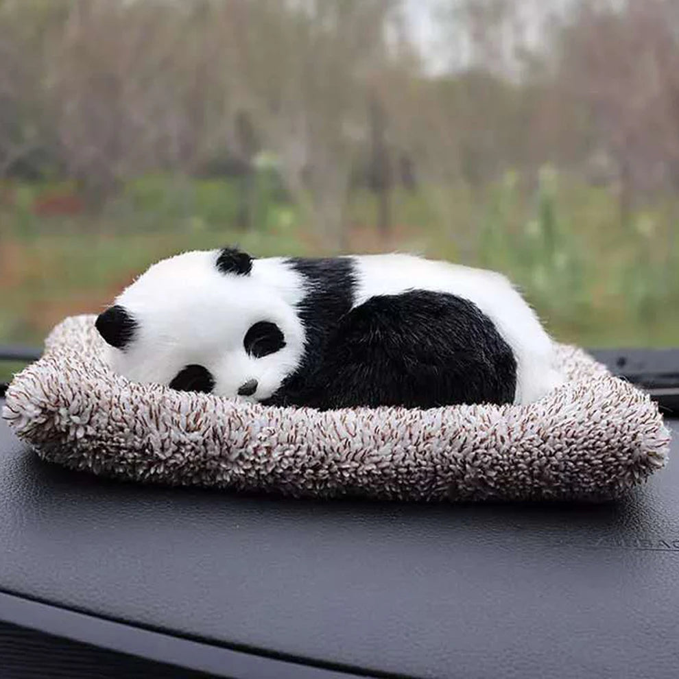 Cute Animal Car Dashboard Ornament – Plush Dog, Cat, Panda & Fox (12 Styles)