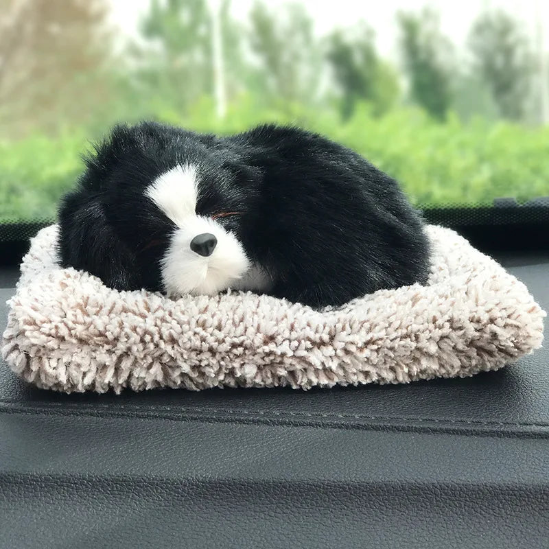 Cute Animal Car Dashboard Ornament – Plush Dog, Cat, Panda & Fox (12 Styles)
