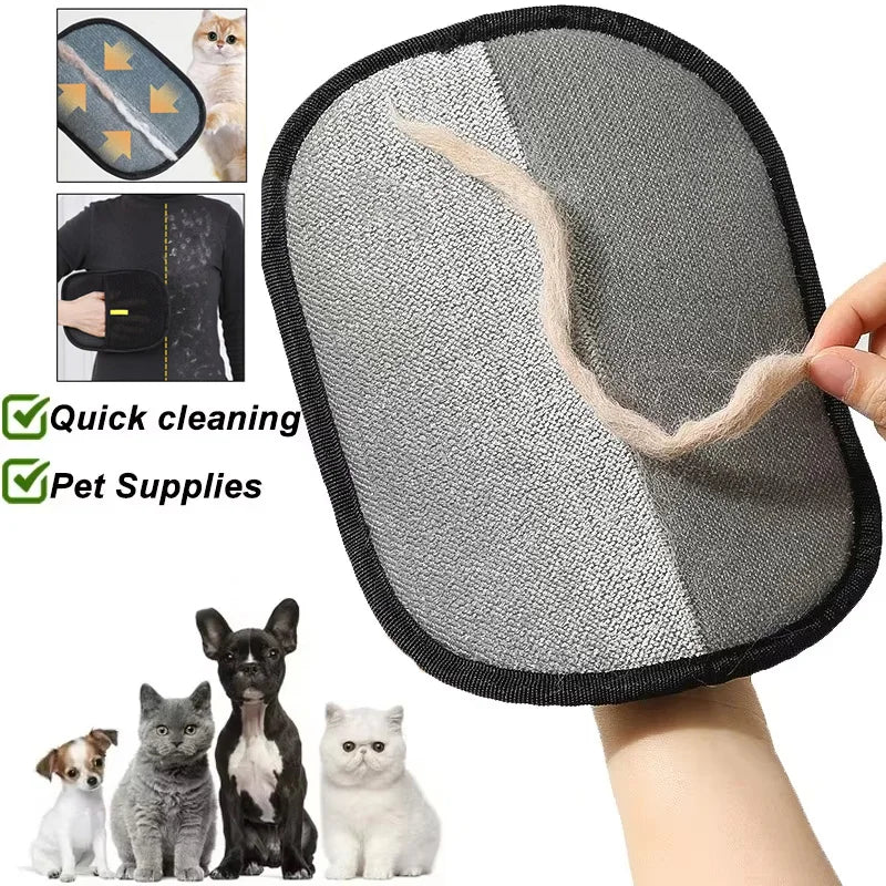 Pet Hair Remover Glove — Reusable & Washable for Clothes & Furniture
