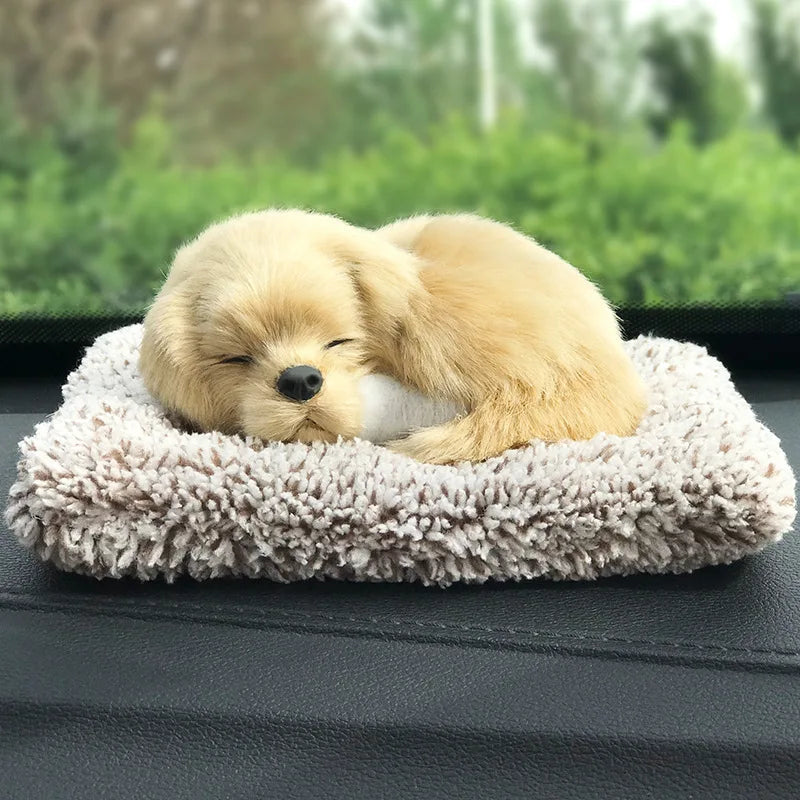 Cute Animal Car Dashboard Ornament – Plush Dog, Cat, Panda & Fox (12 Styles)