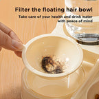 2-in-1 Pet Feeder & Water Dispenser — Dry/Wet Separation, Travel-Friendly