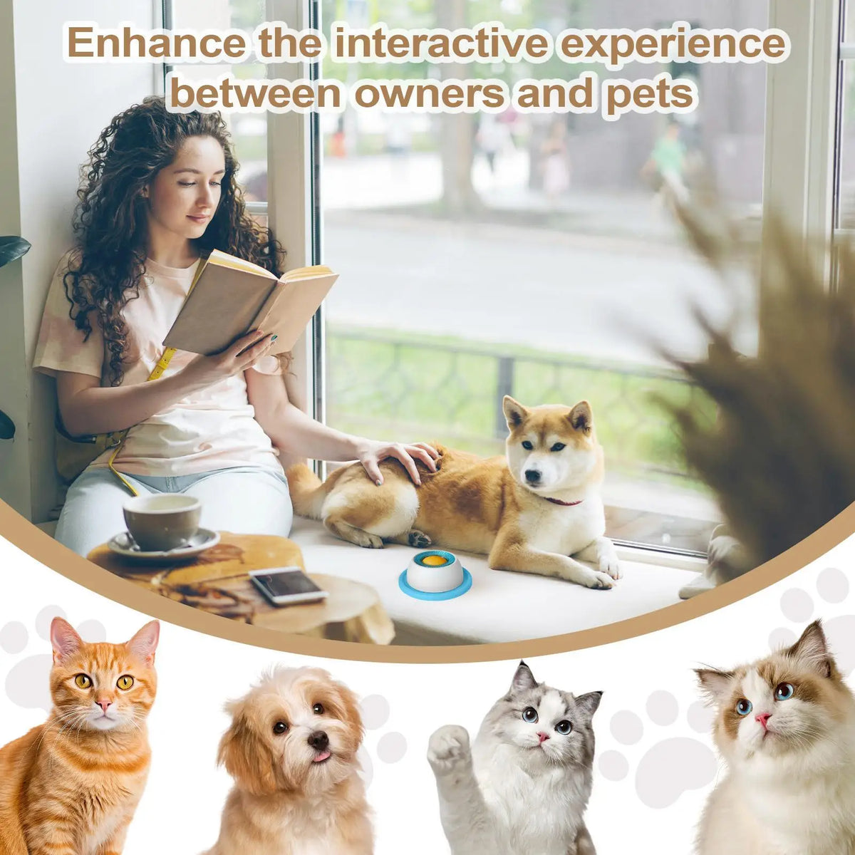 Dog Slow Feeder Puzzle Toy – Interactive Licking Bowl for Dogs & Cats