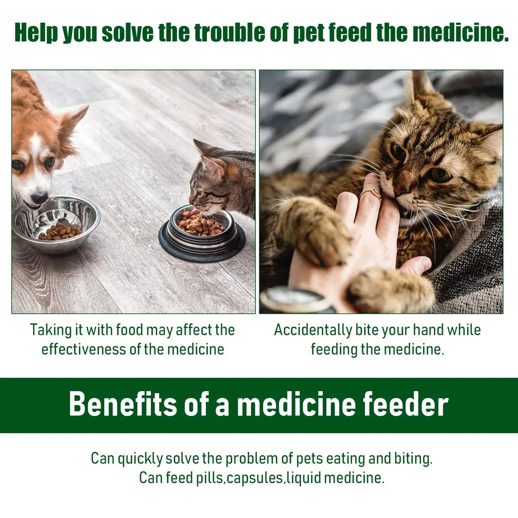 Pet Pill Dispenser — Easy Medication Feeder for Cats & Dogs