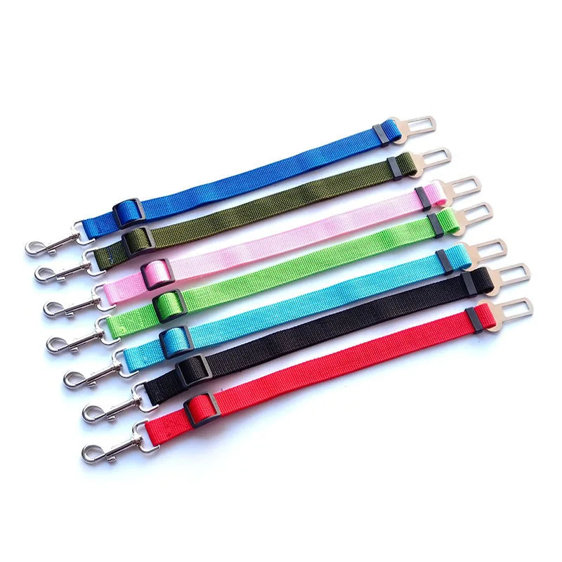 Dog Car Safety Belt – Adjustable Harness for Safe Travel