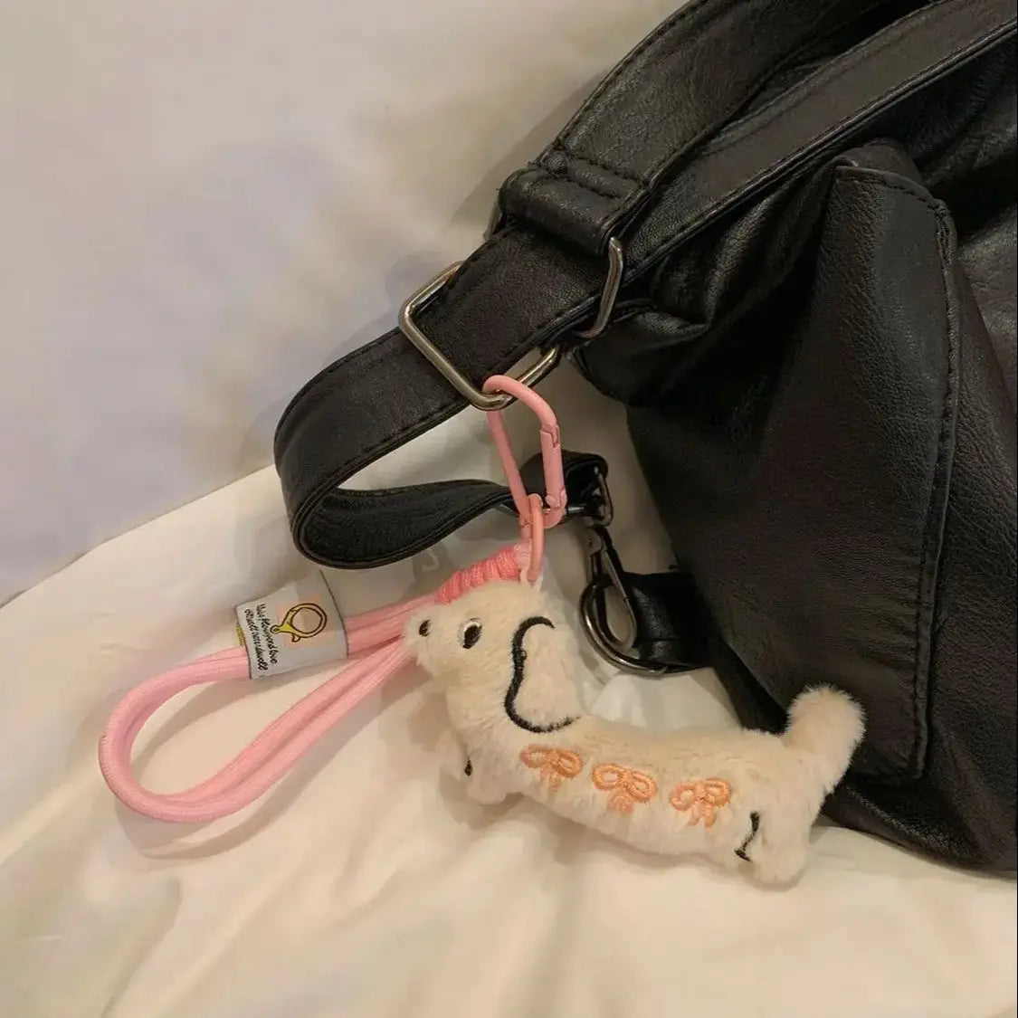 Cute Dachshund Dog Charm – Keychain, Bag Pendant & Pin Accessory