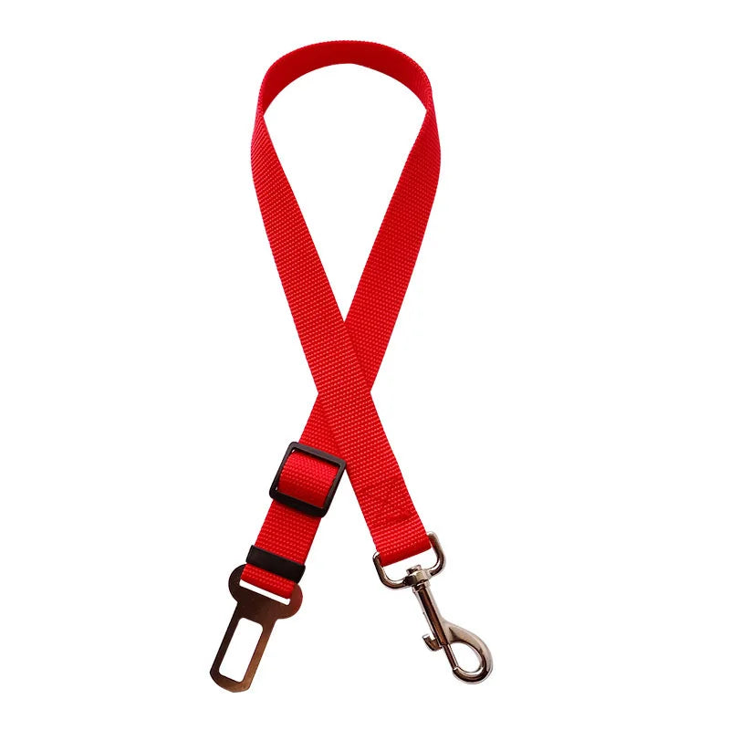 Dog Car Safety Belt – Adjustable Harness for Safe Travel