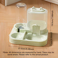 2-in-1 Pet Feeder & Water Dispenser — Dry/Wet Separation, Travel-Friendly