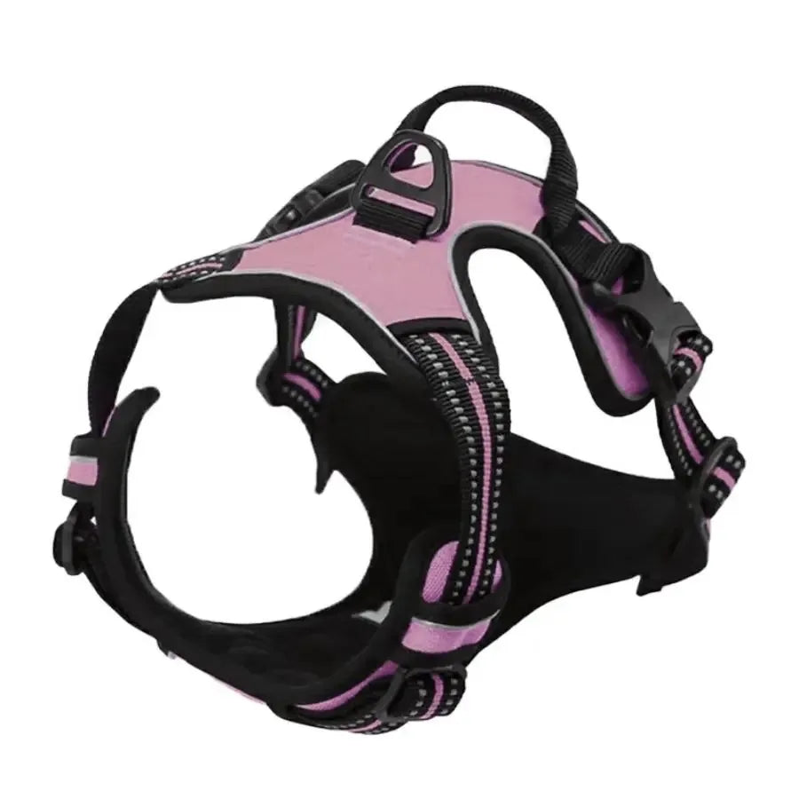 Dog Harness Vest & Leash Set – 8 Colors, All Sizes (S/M/L/XL)