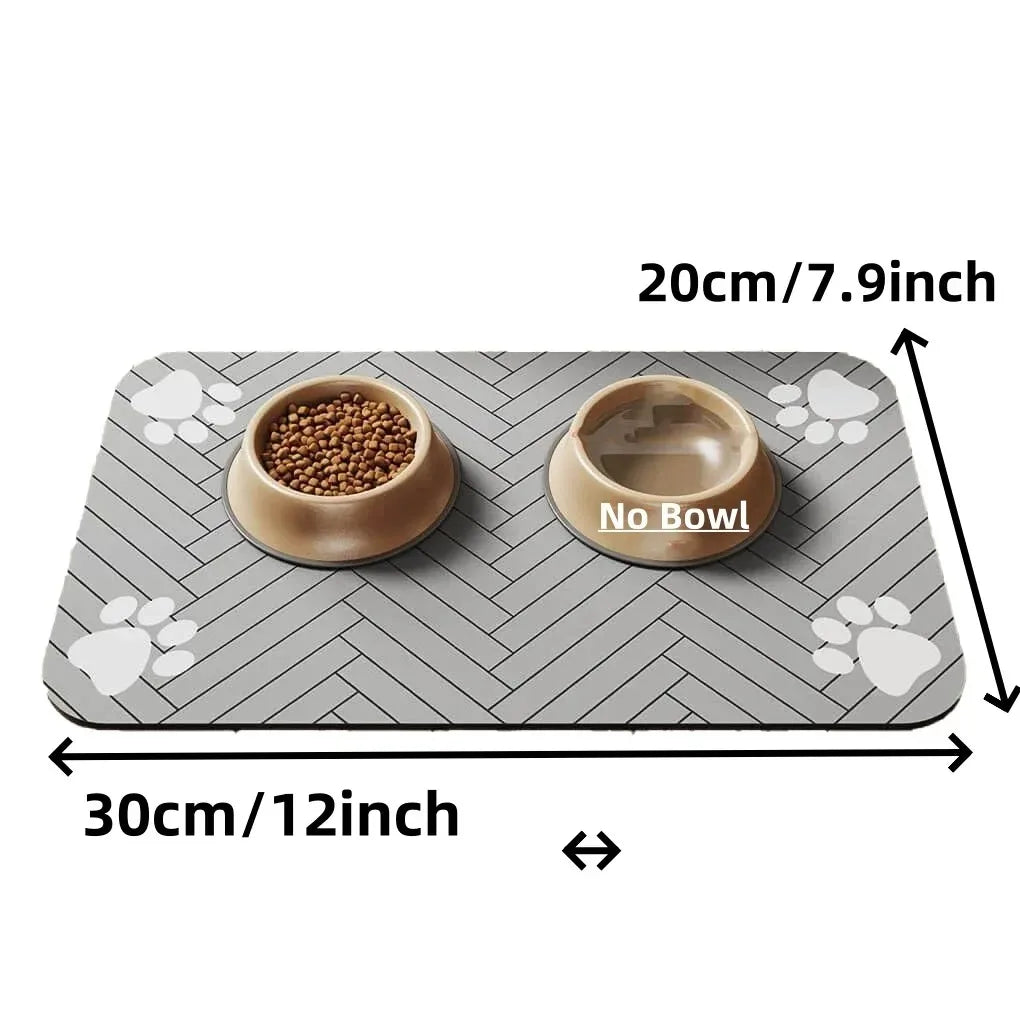 Premium Pet Feeding Mat — Absorbent, Anti-Slip & Waterproof