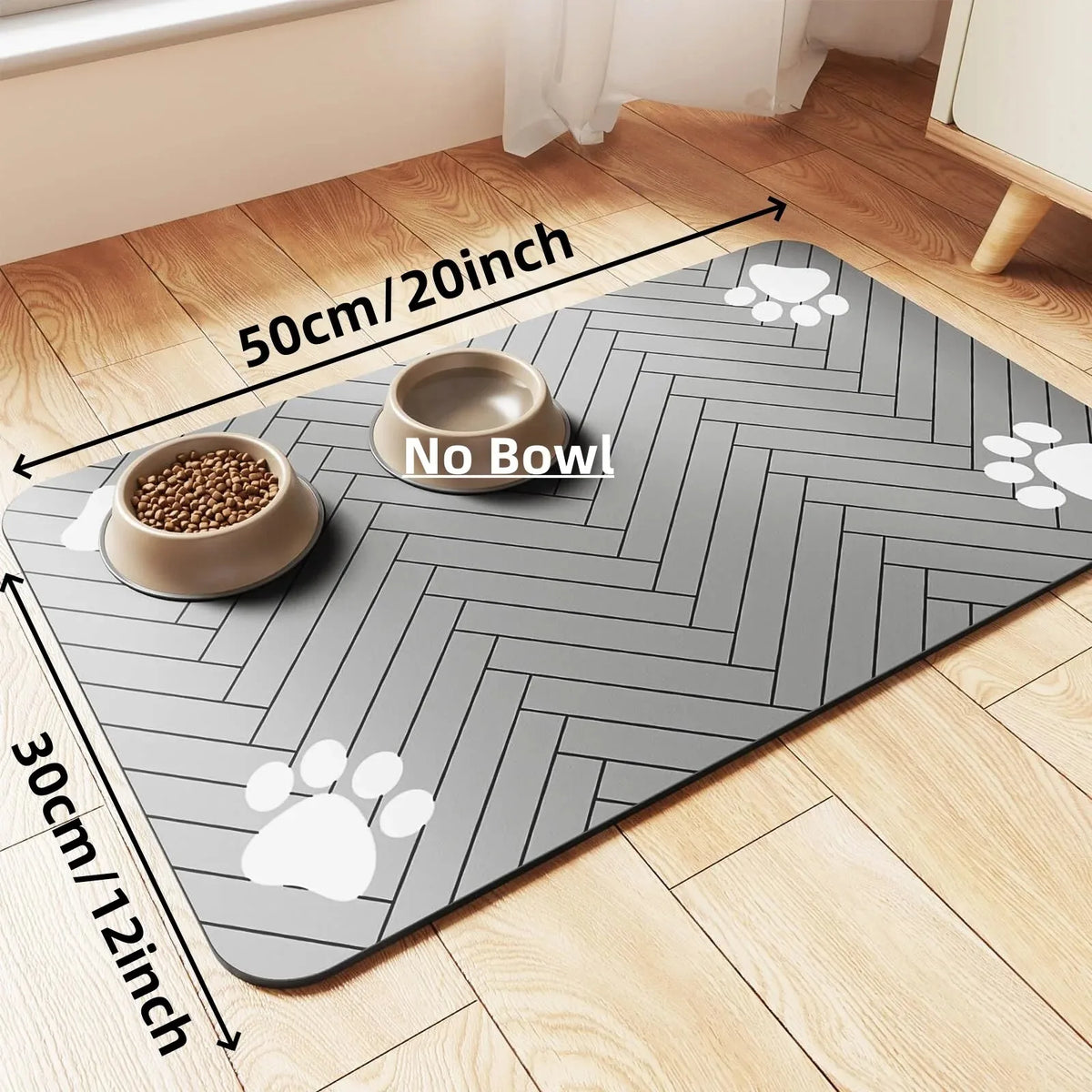 Premium Pet Feeding Mat — Absorbent, Anti-Slip & Waterproof