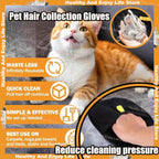 Pet Grooming & Hair Removal Glove — Double-Sided, Multi-Functional