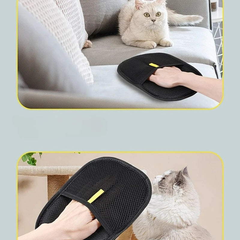 Pet Hair Remover Glove — Reusable & Washable for Clothes & Furniture