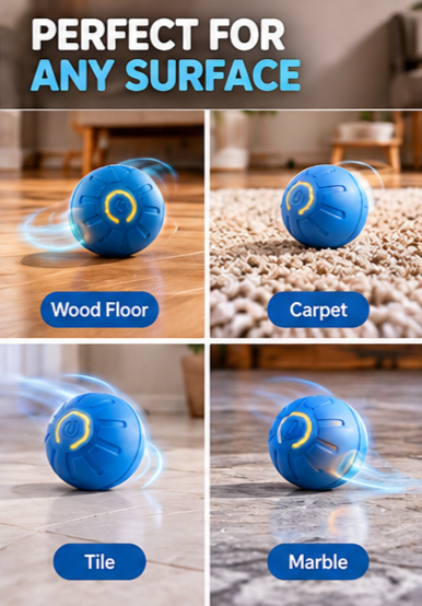 Smart Electric Bouncing Ball — Interactive Toy for Dogs & Cats