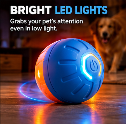 Smart Electric Bouncing Ball — Interactive Toy for Dogs & Cats