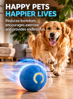 Smart Electric Bouncing Ball — Interactive Toy for Dogs & Cats