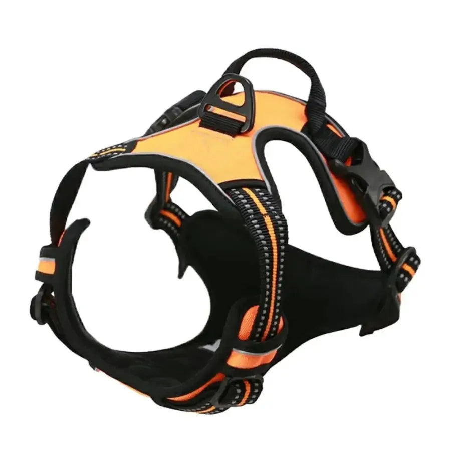 Dog Harness Vest & Leash Set – 8 Colors, All Sizes (S/M/L/XL)