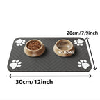 Premium Pet Feeding Mat — Absorbent, Anti-Slip & Waterproof
